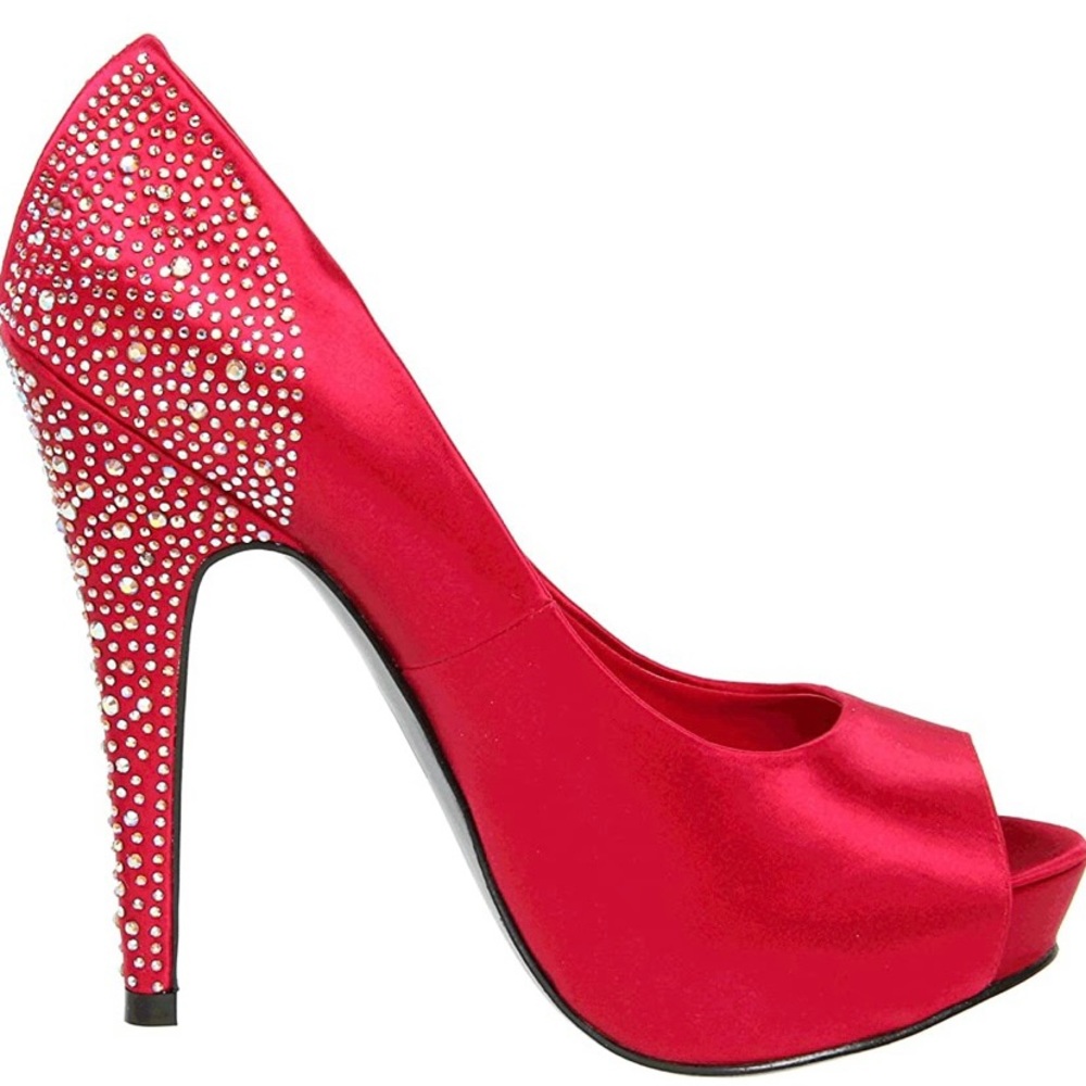 Steve Madden Raspberry Player Platform Pump - Picture 11 of 11